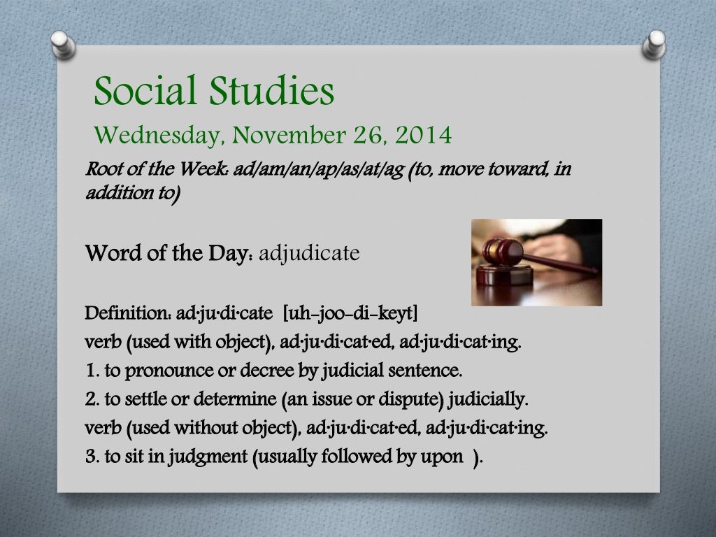 November 2014 word of the day