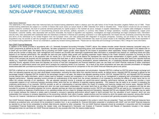 Proprietary and Confidential. © 2017 Anixter Inc. 3
SAFE HARBOR STATEMENT AND
NON-GAAP FINANCIAL MEASURES
Safe Harbor Statement
The statements in this release other than historical facts are forward-looking statements made in reliance upon the safe harbor of the Private Securities Litigation Reform Act of 1995. These
forward-looking statements are subject to a number of factors that could cause our actual results to differ materially from what is indicated here. These factors include but are not limited to
general economic conditions, the level of customer demand particularly for capital projects in the markets we serve, changes in supplier relationships or in supplier sales strategies or financial
viability, risks associated with the sale of nonconforming products and services, political, economic or currency risks related to foreign operations, inventory obsolescence, copper price
fluctuations, customer viability, risks associated with accounts receivable, the impact of regulation and regulatory, investigative and legal proceedings and legal compliance risks, information
security risks, risks associated with substantial debt and restrictions contained in financial and operating covenants in our debt agreements, the impact and the uncertainty concerning the timing
and terms of the withdrawal by the United Kingdom from the European Union, and risks associated with integration of acquired companies, including, but not limited to, the risk that the
acquisitions may not provide us with the synergies or other benefits that were anticipated. These uncertainties may cause our actual results to be materially different than those expressed in
any forward looking statements. We do not undertake to update any forward looking statements. Please see our Securities and Exchange Commission (“SEC”) filings for more information.
Non-GAAP Financial Measures
In addition to the results provided in accordance with U.S. Generally Accepted Accounting Principles (“GAAP”) above, this release includes certain financial measures computed using non-
GAAP components as defined by the SEC. Specifically, net sales comparisons to the prior corresponding period, both worldwide and in relevant segments, are discussed in this release both on
a GAAP and non-GAAP basis. We believe that by providing non-GAAP organic growth, which adjusts for the impact of acquisitions (when applicable), foreign exchange fluctuations, copper
prices and the number of billing days, both management and investors are provided with meaningful supplemental sales information to understand and analyze our underlying trends and other
aspects of our financial performance. We calculate the year-over-year organic sales growth and operating expenses impact relating to the Power Solutions acquisition by including its 2015
comparable period results prior to the acquisition with our results (on a "pro forma" basis) as we believe this represents the most accurate representation of organic growth, considering the
nature of the company we acquired and the synergistic revenues that have been or will be achieved. Historically and from time to time, we may also exclude other items from reported financial
results (e.g., impairment charges, inventory adjustments, restructuring charges, tax items, currency devaluations, pension settlements, etc.) in presenting adjusted operating expense, adjusted
operating income, adjusted income taxes and adjusted net income so that both management and financial statement users can use these non-GAAP financial measures to better understand
and evaluate our performance period over period and to analyze the underlying trends of our business. As a result of the recent acquisitions we have also excluded amortization of intangible
assets associated with purchase accounting from acquisitions from the adjusted amounts for comparison of the non-GAAP financial measures period over period.
EBITDA is defined as net income from continuing operations before interest, income taxes, depreciation and amortization. Adjusted EBITDA is defined as EBITDA before foreign exchange and
other non-operating expense and non-cash stock-based compensation, excluding the other items from reported financial results, as defined above. Adjusted EBITDA leverage is defined as the
percentage change in Adjusted EBITDA divided by the percentage change in net sales. We believe that adjusted operating income, EBITDA, Adjusted EBITDA, and Adjusted EBITDA leverage
provide relevant and useful information, which is widely used by analysts, investors and competitors in our industry as well as by our management in assessing both consolidated and business
segment performance. Adjusted operating income provides an understanding of the results from the primary operations of our business by excluding the effects of certain items that do not
reflect the ordinary earnings of our operations. We use adjusted operating income to evaluate our period-over-period operating performance because we believe this provides a more
comparable measure of our continuing business excluding certain items that are not reflective of expected ongoing operations. This measure may be useful to an investor in evaluating the
underlying performance of our business. EBITDA provides us with an understanding of earnings before the impact of investing and financing charges and income taxes. Adjusted EBITDA
further excludes the effects of foreign exchange and other non-cash stock-based compensation, and certain items that do not reflect the ordinary earnings of our operations and that are also
excluded for purposes of calculating adjusted net income, adjusted earnings per share and adjusted operating income. EBITDA and Adjusted EBITDA are used by our management for various
purposes including as measures of performance of our operating entities and as a basis for strategic planning and forecasting. Adjusted EBITDA and Adjusted EBITDA leverage may be useful
to an investor because this measure is widely used to evaluate a company’s operating performance without regard to items excluded from the calculation of such measure, which can vary
substantially from company to company depending on the accounting methods, book value of assets, capital structure and the method by which the assets were acquired, among other factors.
They are not, however, intended as an alternative measure of operating results or cash flow from operations as determined in accordance with generally accepted accounting principles.
Non-GAAP financial measures provide insight into selected financial information and should be evaluated in the context in which they are presented. These non-GAAP financial measures have
limitations as analytical tools, and should not be considered in isolation from, or as a substitute for, financial information presented in compliance with GAAP, and non-GAAP financial measures
as reported by us may not be comparable to similarly titled amounts reported by other companies. The non-GAAP financial measures should be considered in conjunction with the Condensed
Consolidated Financial Statements, including the related notes, and Management’s Discussion and Analysis of Financial Condition and Results of Operations included in this release.
Management does not use these non-GAAP financial measures for any purpose other than the reasons stated above.
 