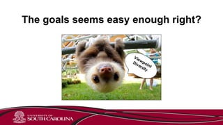 The goals seems easy enough right?
 