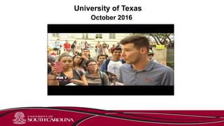 University of Texas
October 2016
 