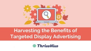 Harvesting the Benefits of
Targeted Display Advertising
 