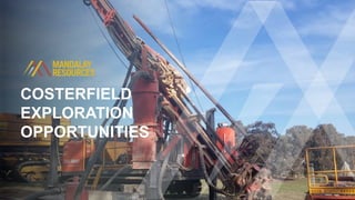 COSTERFIELD
EXPLORATION
OPPORTUNITIES
 