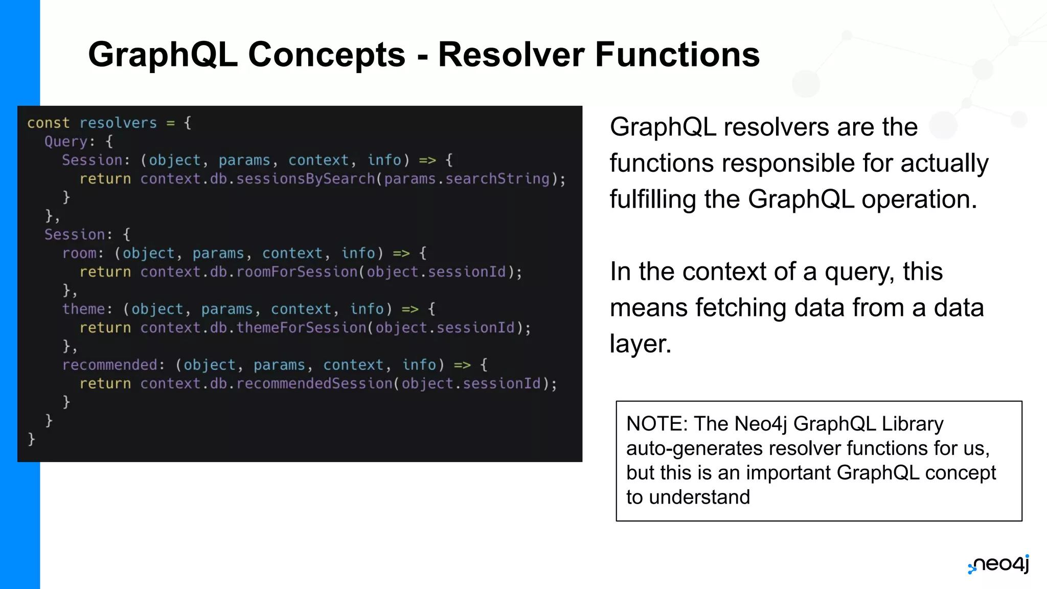 Training Series: Build APIs with Neo4j GraphQL Library | PPT