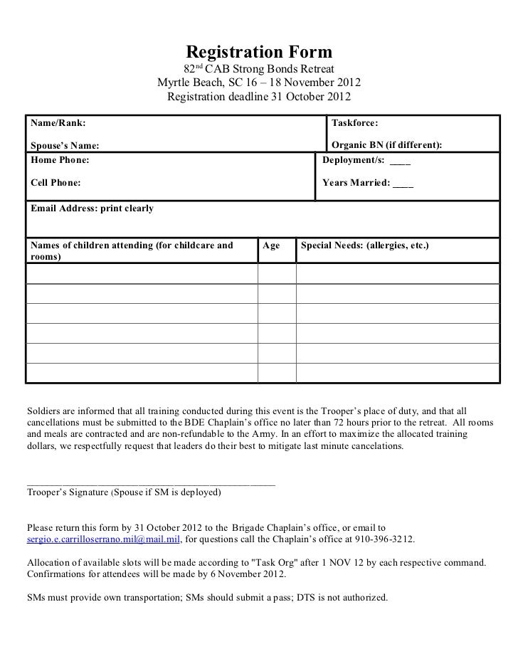 november retreat registration form retreat registration form
