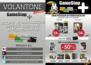 Volantone Novembre 2013 - GameStop Italia!
