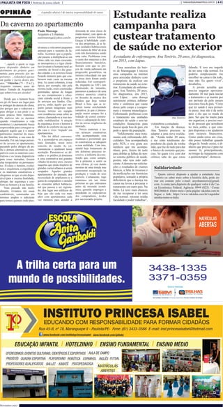 PAULISTA EM FOCO Notícias da nossa cidade A-5redacao@paulistaemfoco.com.br
Novembro 2017
“...aquele a quem se roga
para despender dinheiro em
detrimento do próprio patri-
mônio, para proveito dos im-
petrantes, ...redundará apenas
em ganho e lucros destes últi-
mos.” Vitruvius (75 – 15 a.C),
Arquiteto romano, autor do
único Tratado de Arquitetura
que sobreviveu aos séculos!
Desde que o homem ficou
em pé ele busca um lugar para
se proteger da dureza do clima,
dos perigos que o rodeavam e
para abrigar a sua prole e os
seus poucos bens materiais.
Os motivos são os mesmos
quando visualizamos a vida
moderna e a permanente busca
empreendida para conseguir-se
adquirir aquilo que é o maior
patrimônio material da maio-
ria das famílias, a sua casa de
moradia. Foi um longo percur-
so da caverna ao apartamento,
passando pelos abrigos de pa-
lha e demais alternativas com-
patíveis com os materiais cons-
trutivos e os locais disponíveis
para essas moradias, fossem
elas temporárias ou permanen-
tes. Evoluiu o homem, evoluí-
ram a arquitetura, a engenharia
e os materiais construtivos e
chegamos ao que aí está dispo-
nível para a mesma finalidade,
abrigar, dar segurança e con-
forto ao homem e à sua familia.
Num passado não muito
distante, vivíamos em casas
confortáveis, construídas em
terrenos amplos o suficiente
para termos quintais onde plan-
Da caverna ao apartamento
OPINIÃO
Paulo Marenga
Arquiteto e Urbanista
paulomarenga@yahoo.com.br
távamos e criávamos pequenos
animais para o sustento da fa-
mília. Acontece que a popula-
ção passou a multiplicar-se em
ritmo cada vez mais crescente,
as intempéries e o rigor climá-
tico levaram o homem rural ao
caminho do litoral e das gran-
des cidades e os terrenos foram
ficando menores para que cou-
bessem mais casas na mesma
área. As casas coloniais, à sua
época, por exemplo, não pela
mesma razão, eram construídas
geminadas, apesar de longas
no seu comprimento e ofere-
ciam entrada social à frente e
de serviços aos fundos. Che-
gou-se, então, àquilo que nin-
guém jamais imaginara: num
mesmo terreno um espigão
com residências umas sobre as
outras, chamando-se a isso mo-
radia multifamiliar. A atração
da segurança levou o homem a
abdicar do conforto da sua am-
pla casa e viver ‘trepado’ em
apartamentos.
Não foi difícil convence-
-lo a acomodar-se em espaços
mais limitados, nesse novo
conceito de residir. As cir-
cunstancias o ajudaram nessa
aceitação. Passaram-se as dé-
cadas e os prédios já dominam
a cena construtiva nas grandes
cidades há muitos anos, mesmo
naquelas que ainda dispõem de
grandes vazios urbanos a serem
ocupados. Aqueles grandes
apartamentos do passado, por
necessidade de ampliarem-se a
gama de compradores e atender
ao crescente déficit habitacio-
nal que passou a ser registra-
do, deu lugar aos edifícios de
hoje que são cada vez mais
altos com apartamentos cada
vez menores para atender à
demanda de uma classe de
renda menor, com apoio de
programas sociais federais.
Graças à habilidade criati-
va dos projetistas, já se fa-
zem unidades habitacionais
com menos de 60m² de área
com três dormitórios sendo
uma suíte. Problemas com
o custo dos materiais e dos
financiamentos bancários,
fizeram com que os pre-
ços de venda subissem em
progressão geométrica, na
mesma velocidade em que
as áreas úteis foram sendo
reduzidas. Em contraparti-
da, enquanto as UH’s iam
diminuindo de tamanho,
passamos a padecer de uma
cronica anorexia criativa
no desenho de muitos dos
prédios que hoje vemos
Brasil a fora, que se re-
petem numa similaridade
cansativa, já que a preocu-
pação maior sempre foi a
redução de custos constru-
tivos e a adequação do inte-
rior às novas exigências do
mercado.
Novos materiais e no-
vas técnicas construtivas
vêm acompanhando essa
mudança e permitindo que
as construtoras se adequem
a essa realidade. Com isso,
saindo hoje lentamente de
um doloroso processo re-
cessivo, a indústria da cons-
trução que, como sempre,
foi a primeira a sentir os
seus efeitos, já vem dando
mostras de uma tímida mas
consistente recuperação na
produção e venda de seus
imóveis. Certamente, logo
estaremos em um ritmo
próximo ao que estávamos
antes da recessão econô-
mica, gerando empregos e
atendendo às expectativas
dos compradores, ávidos
por sua moradia própria.
Uma moradora do bair-
ro de Maranguape I iniciou
uma campanha na internet
para arrecadar dinheiro com
o propósito de realizar um
tratamento de saúde no exte-
rior. A estudante de enferma-
gem, Ana Tenório, 20 anos,
foi diagnostica, em 2015,
com Lúpus – uma doença
autoimune crônica, inflama-
tória e sistêmica que causa
dores pelo corpo e compro-
mete o sistema imunológico.
Enfrentando problemas com
o tratamento nas unidades
estaduais de saúde e sem ter
condições financeiras para
buscar ajuda fora do país, ela
pede o apoio da população.
“Infelizmente, meu trata-
mento está enfrentando difi-
culdades. Sou acompanhada
pelo SUS, e sou grata aos
médicos que me acompa-
nham, pois, fazem de tudo
para driblar as falhas do nos-
so sistema público de saúde,
porém, não tem sido sufi-
ciente.Ademora nas solicita-
ções e resultados de exames
básicos, a falta de recursos e
de medicações nas farmácias
populares, somado a própria
deficiência que a doença me
causa me levou a procurar o
tratamento em outro país. Na
Itália. Lá terei mais chances
de me recuperar e ter uma
vida normal: retomar minha
faculdade e poder trabalhar”,
A opinião abaixo é de inteira responsabilidade do autor.
Estudante realiza
campanha para
custear tratamento
de saúde no exterior
vislumbrou a estudante.
Em função da doença,
Ana Tenório precisou se
adaptar a uma nova realida-
de. “Ainda tenho 20 anos,
e me sinto totalmente de-
pendente da ajuda da minha
mãe, que faz de tudo para dar
o básico do sustento que pre-
ciso. Só quem vive com dor
crônica sabe do que estou
Quem estiver disposto a ajudar a estudante Ana
Tenório ou saber mais sobre a história dela, pode en-
trar em contato pelo e-mail: anynhatenorio@gmail.
com. A conta para depósito de qualquer valor é da Cai-
xa Econômica Federal. Agência: 0944 (023) / Conta:
00028666-6. Outro meio é pela página vakinha.com.br.
Segue o link: https://www.vakinha.com.br/vaquinha/
aninha-rumo-a-italia
A estudante de enfermagem, Ana Tenório, 20 anos, foi diagnostica,
em 2015, com Lúpus.
falando. E isso me impede
de ter uma vida normal. Eu
poderia simplesmente me
encolher na cama o dia todo,
mas não. Eu quero viver”,
desabafou.
A jovem acredita que
precisa angariar aproxima-
damente 30 mil para iniciar
o tratamento e se manter por
um período de pelo menos
dois anos fora do país. “Creio
que ter saúde é meu primei-
ro passo, mas não é da noite
para o dia que se muda de
país. Sei que há muito para
me organizar, e preciso mui-
to de pessoas que acreditem
no meu sonho, e que este-
jam dispostas a me ajudarem
com recursos financeiros.
Como ainda estou em crise,
não posso trabalhar quando
chegar lá. Sendo assim, o di-
nheiro que preciso é para me
manter lá, principalmente,
no tempo do tratamento com
a quimioterapia”, destacou.
Solidariedade
Divulgação
Ana Tenório
 