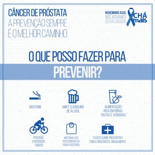 Novembro azul, abra mão de qualquer preconceito!