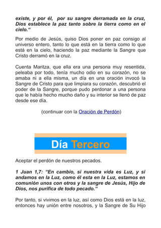 Novena a la Preciosa Sangre de Cristo | PDF