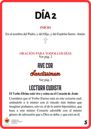 Novena al Corazón de Jesús y María | PDF