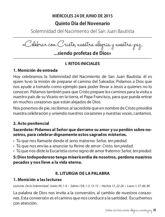 Novena A San Pedro Y San Pablo Apostoles