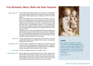 Novena a la Inmaculada – www.josemariaescriva.info
Yo soy la Madre del amor hermoso, del temor, de la ciencia y de la sant...