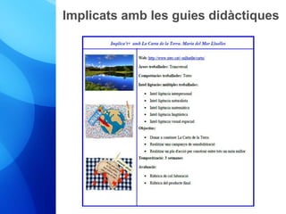 Implicats amb les guies didàctiques 
 
