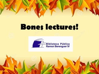 Bones lectures! 
