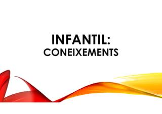 INFANTIL:
CONEIXEMENTS
 