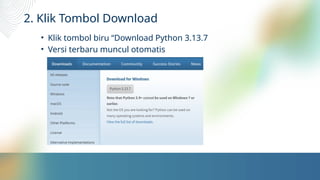 Novi Aulia_230210500001_Panduan Instal Python.pptx