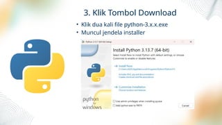 Novi Aulia_230210500001_Panduan Instal Python.pptx
