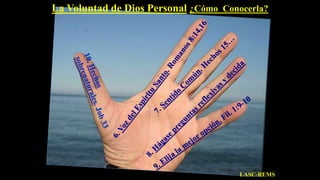 La Voluntad de Dios Personal ¿Cómo Conocerla?
LASC-REMS
 