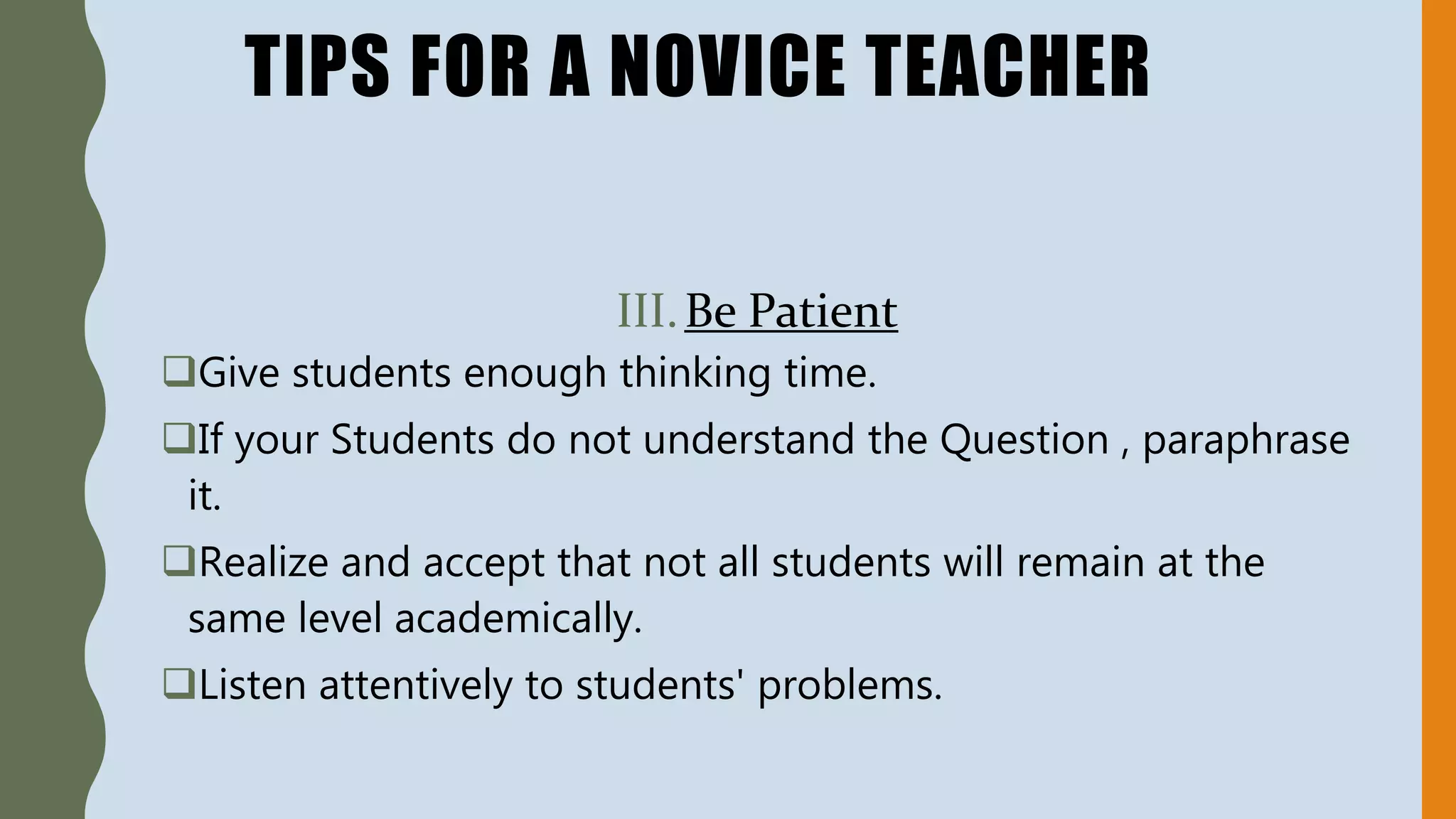 Novice and expert teacher | PPT
