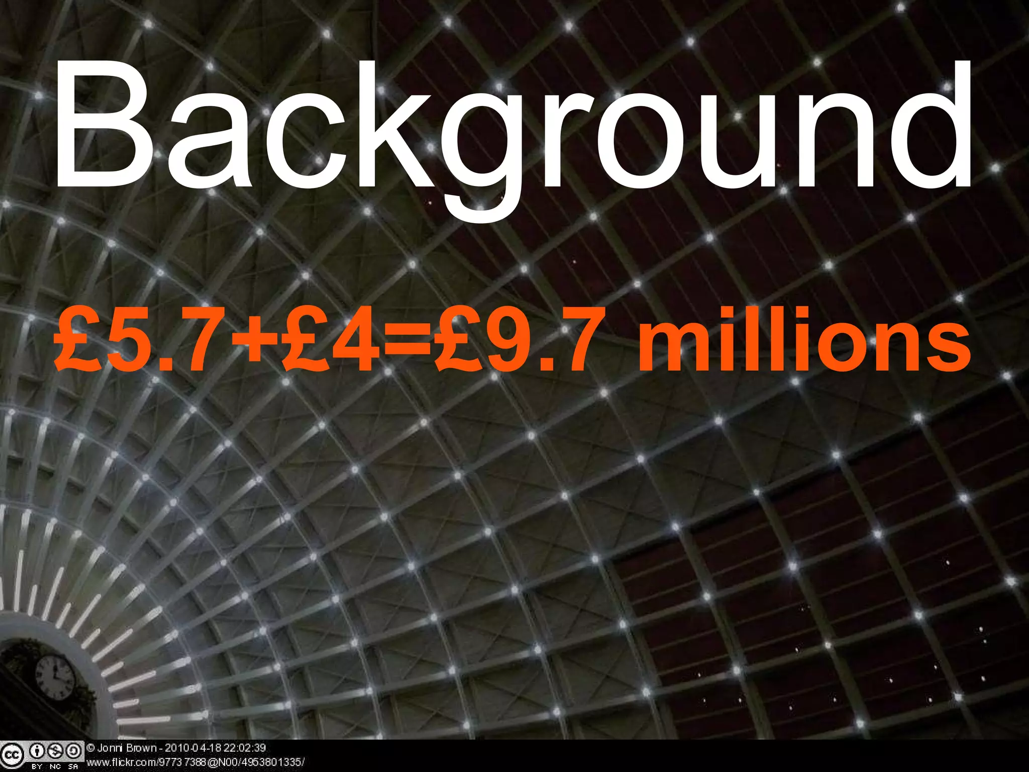 Background £5.7+£4=£9.7 millions 