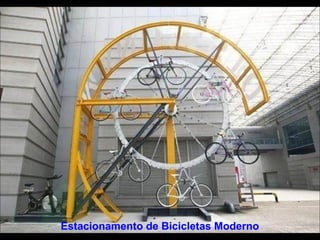 Estacionamento de Bicicletas Moderno 
 