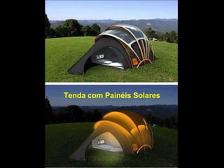 Tenda com Painéis Solares 
