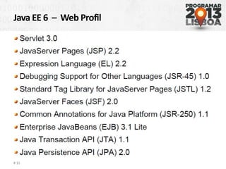 Java EE 6 – Web Profil
# 11
 
