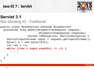 Java EE 7 : Servlet
# 25
 