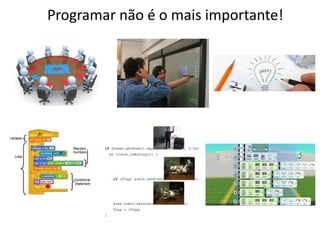 Programar não é o mais importante!
 