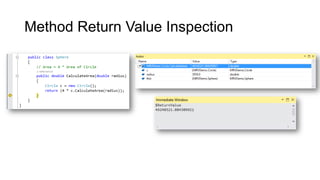 Method Return Value Inspection

 