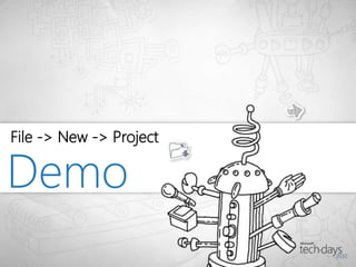 File -> New -> Project

Demo
 