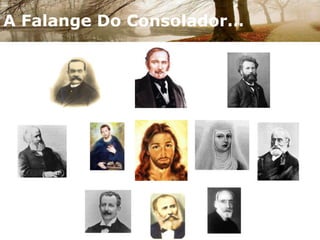A Terceira Revelação: Espiritismo“Aproximavam-se os tempos em que Jesus deveria enviar ao mundo o Consolador, de acordo com as suasauspiciosas promessas.”“Um dos mais lúcidos discípulos do Cristo baixa ao planeta, compenetrado de sua missão consoladora, e, dois meses antes de Napoleão Bonaparte sagrarse imperador, obrigando o papa Pio VII a coroá-lo na igreja de NotreDame, em Paris, nascia Allan Kardec, aos 3 de outubro de 1804, com a sagrada missão de abrir caminho ao espiritismo, a grande voz do Consolador prometido ao mundo pela misericórdia de Jesus-Cristo.”Ref.: A Caminho da Luz – Emmanuel – Psicografia do Chico