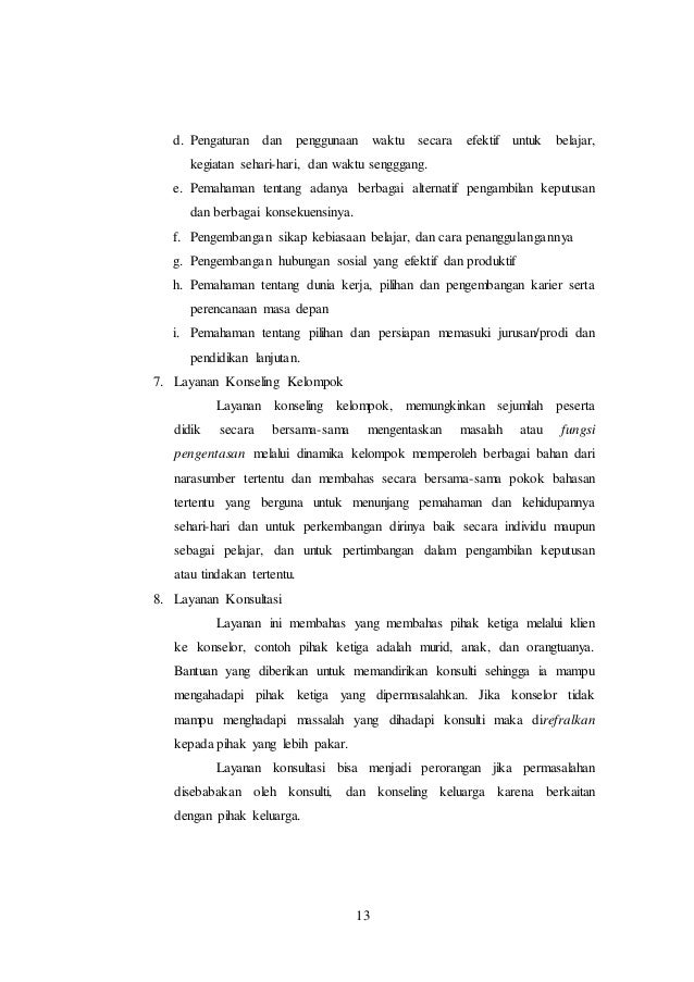 Contoh Laporan Hasil Observasi Bimbingan Dan Konseling Kumpulan Contoh Laporan