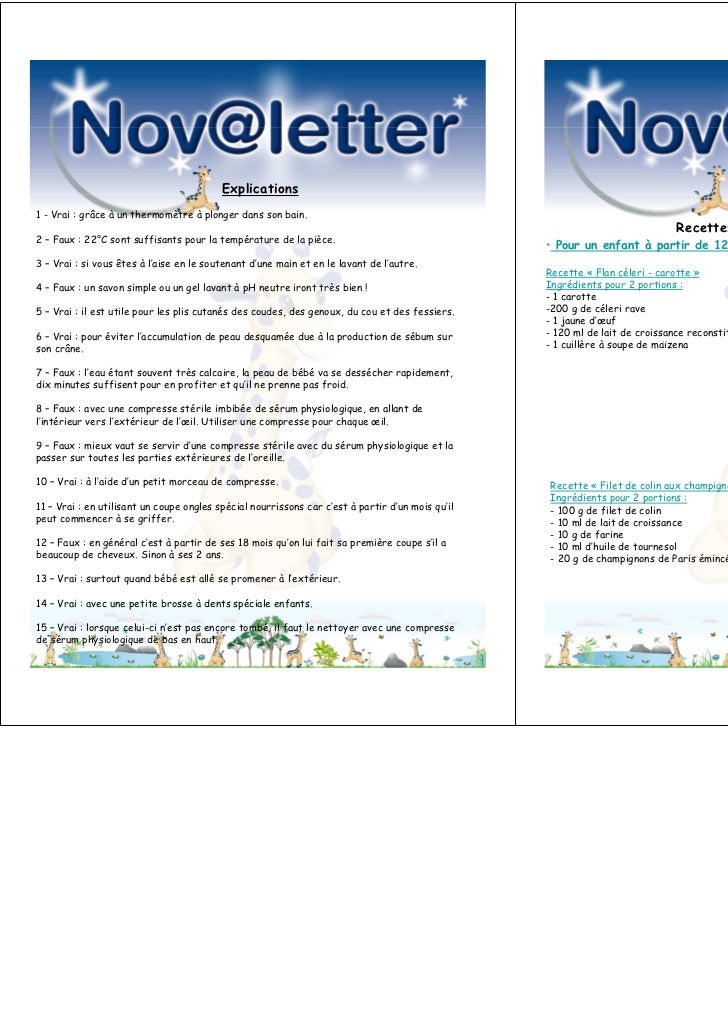 Nov At Letter 8 La Newsletter De Novalac Aout 2010