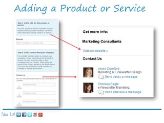 Adding a Product or Service

Marketing Consultants

Follow E2M:

 