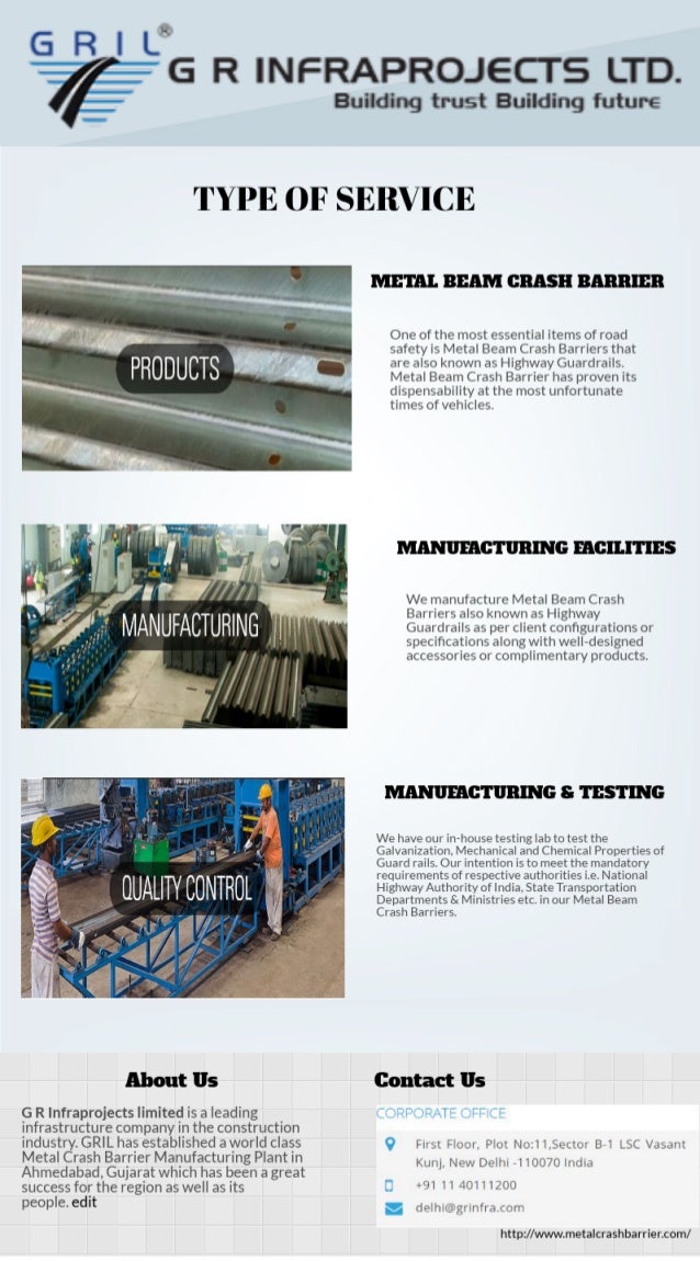 W Beam Crash Barrier, Highway Guardrail Manufacturers in India