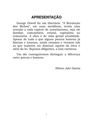 5
APRESENTAÇÃO
* % + , !-
./ % % ,* / %
0 % / "
* % / % , / /
% ! + 0 % !
1 % ",
*2 % %/ % % +
1 % % % 1 0% 0
0% !3 "% / !
4% % *
% !
 
