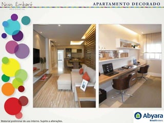 Material preliminar de uso interno. Sujeito a alterações..
 