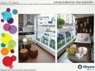 Material preliminar de uso interno. Sujeito a alterações..
 