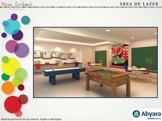 Material preliminar de uso interno. Sujeito a alterações..
 