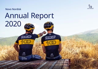 Novo Nordisk
Annual Report
2020
Team Novo Nordisk, the world’s first all-diabetes professional cycling team, are racing with 100 on their jersey to celebrate the 100-year anniversary of the discovery of insulin
Novo Nordisk A/S - Novo Allé 1, 2880 Bagsværd, Denmark - CVR no. 24256790
 