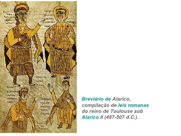Resultado de imagem para Breviário de Alarico