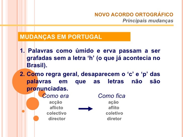 O novo acordo ortogr fico da l ngua portuguesa - PDF
