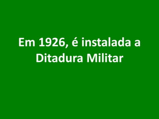 Predomínio da agricultura;