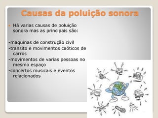 poluição sonora | PPTX