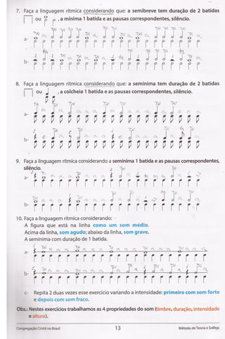 Método de Teoria e Solfejo(Novo Bona)