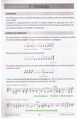 Método de Teoria e Solfejo(Novo Bona)