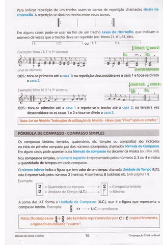 Método de Teoria e Solfejo(Novo Bona)