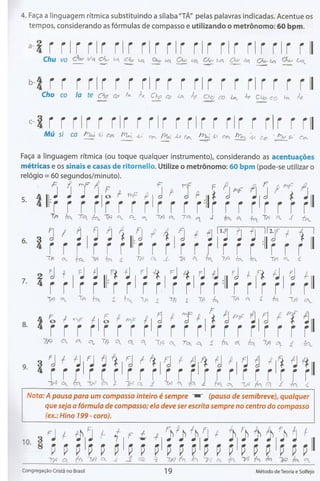 Método de Teoria e Solfejo(Novo Bona)