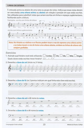 Método de Teoria e Solfejo(Novo Bona)