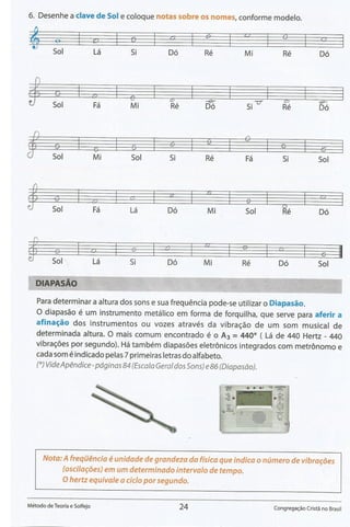 Método de Teoria e Solfejo(Novo Bona)